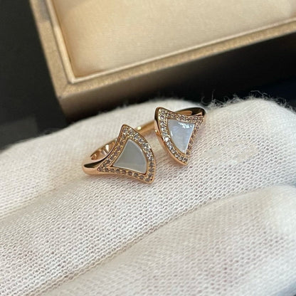[Glow Muse]DREAM MOP DIAMOND OPEN RING
