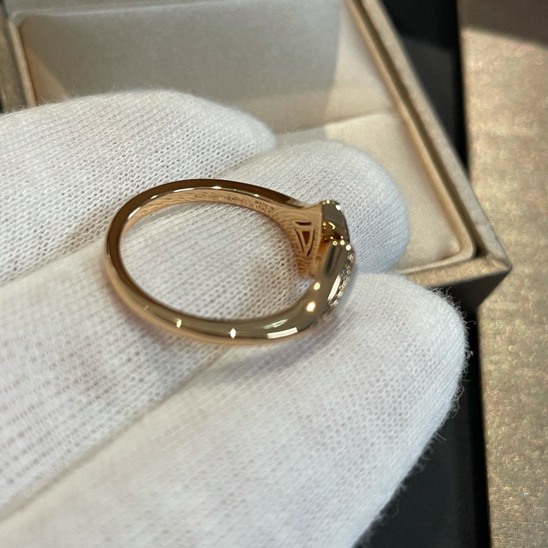 [Glow Muse]DREAM MOP DIAMOND OPEN RING
