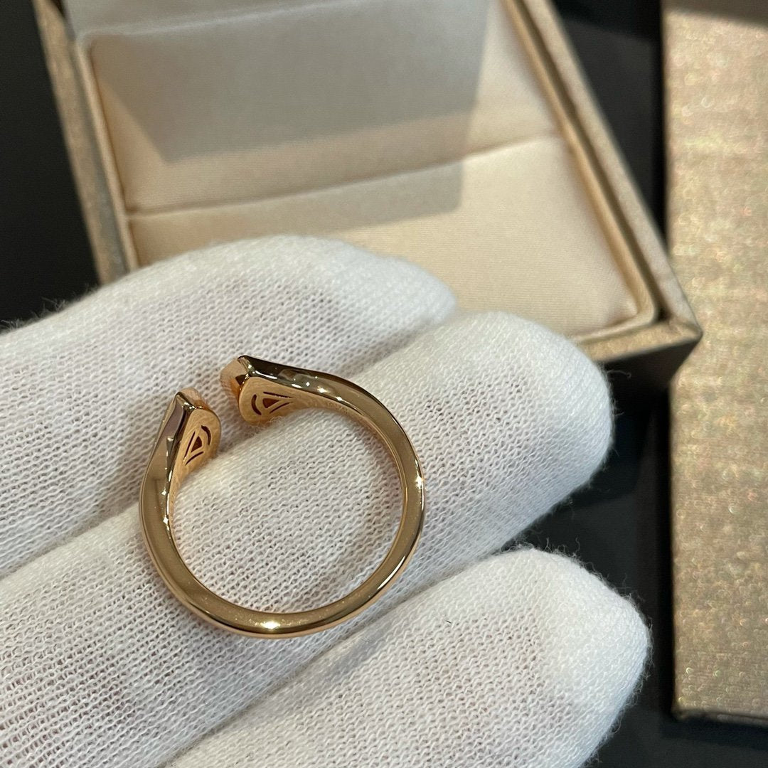 [Glow Muse]DREAM MOP DIAMOND OPEN RING