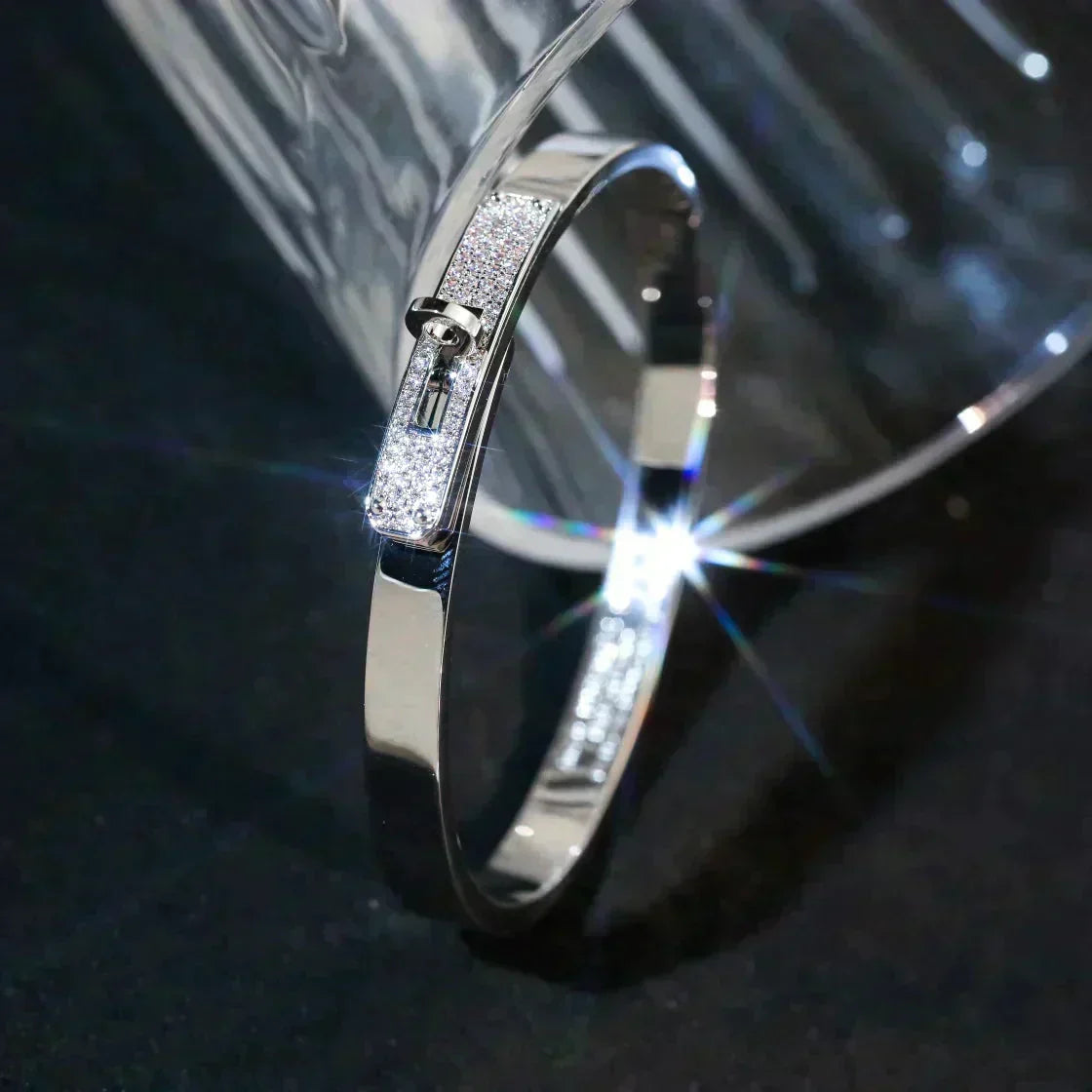 [Glow Muse]KELLY SILVER DIAMOND BRACELET
