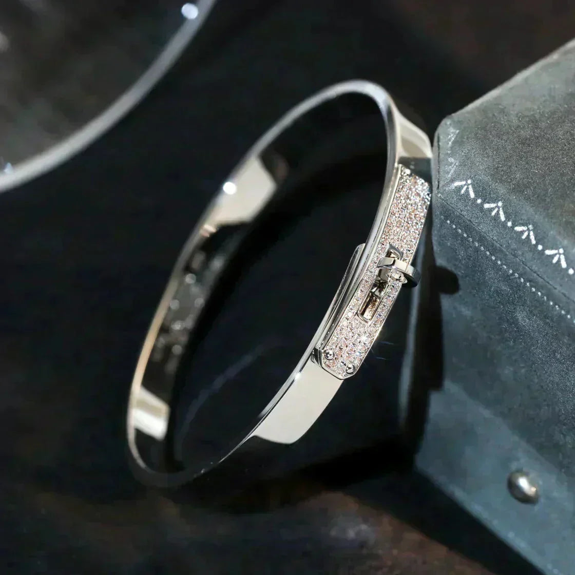 [Glow Muse]KELLY SILVER DIAMOND BRACELET
