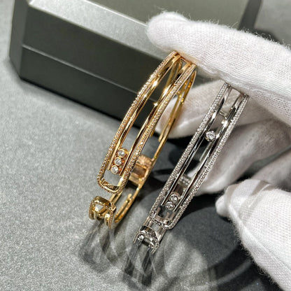 [Glow Muse]MOVE 10TH PAVED DIAMOND BRACELET