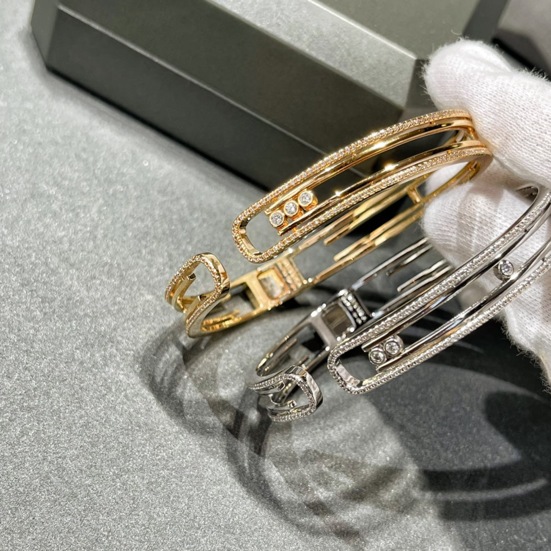 [Glow Muse]MOVE 10TH PAVED DIAMOND BRACELET