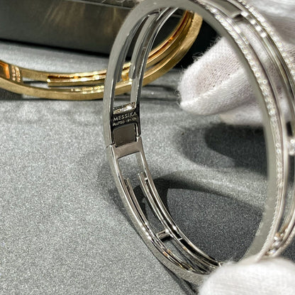 [Glow Muse]MOVE 10TH PAVED DIAMOND BRACELET