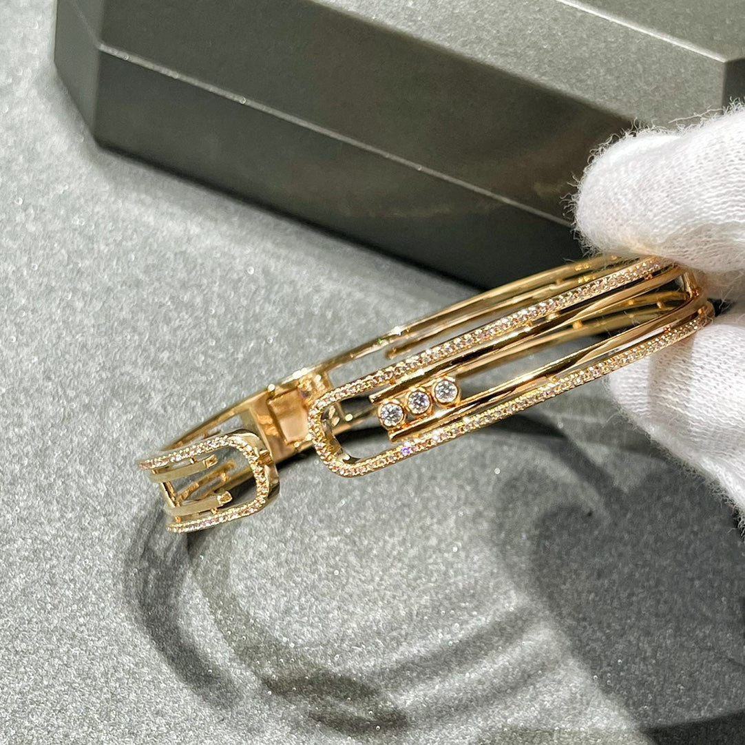 [Glow Muse]MOVE 10TH PAVED DIAMOND BRACELET