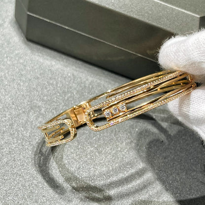 [Glow Muse]MOVE 10TH PAVED DIAMOND BRACELET