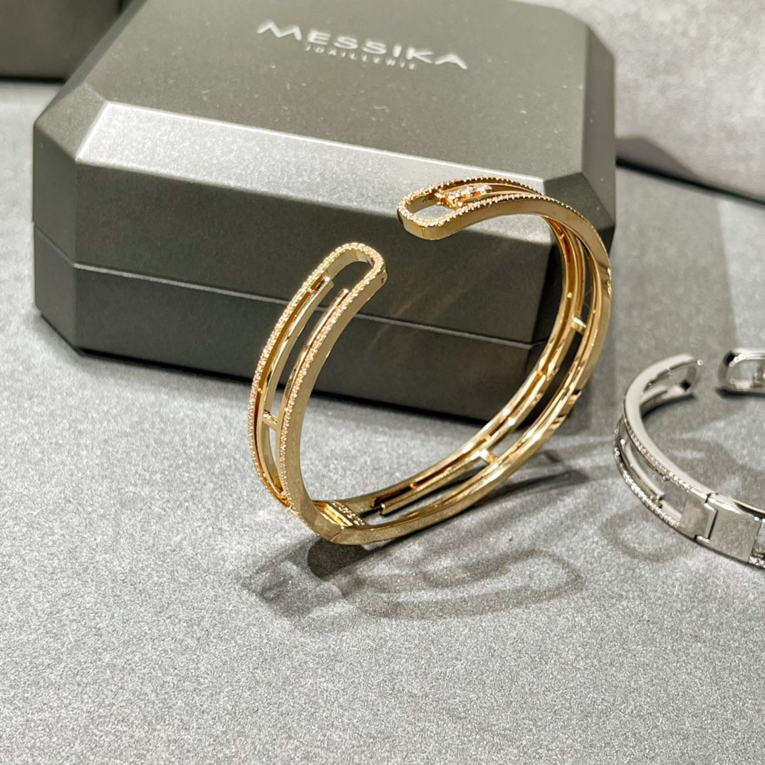 [Glow Muse]MOVE 10TH PAVED DIAMOND BRACELET