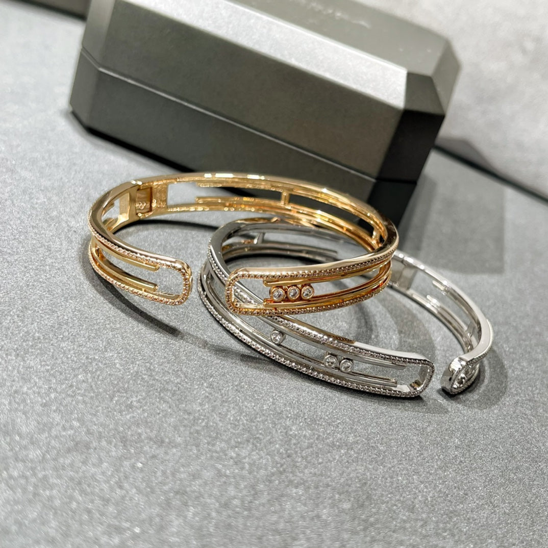 [Glow Muse]MOVE 10TH PAVED DIAMOND BRACELET