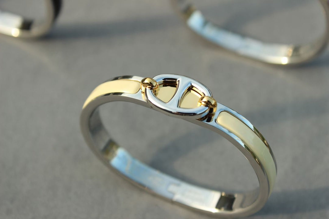 [Glow Muse]CLIC CHAINE SILVER BRACELET