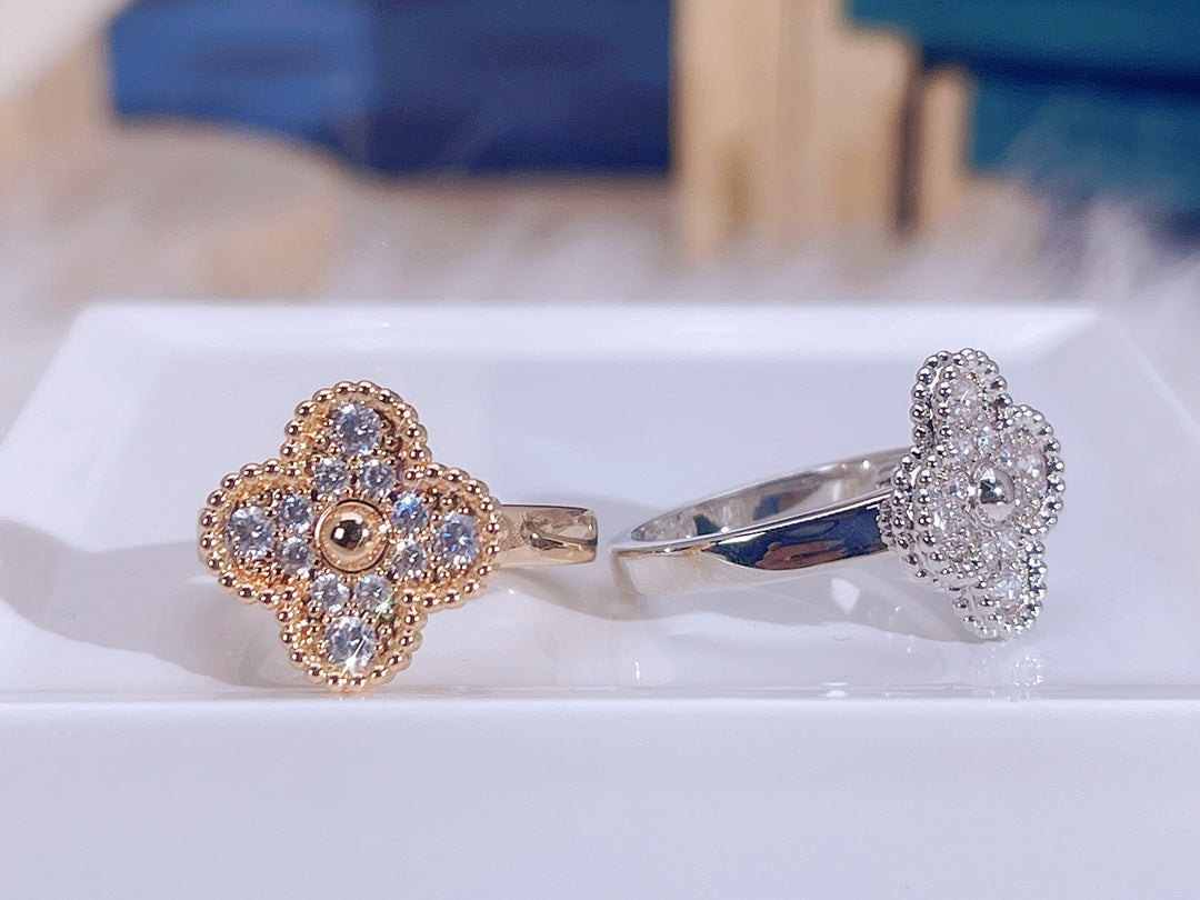 [Glow Muse]CLOVER DIAMOND RING