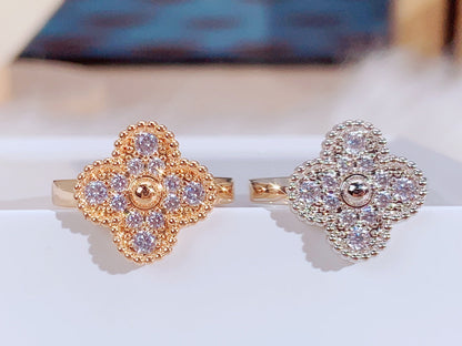 [Glow Muse]CLOVER DIAMOND RING