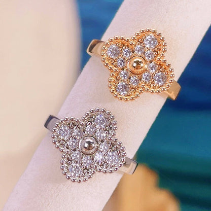 [Glow Muse]CLOVER DIAMOND RING