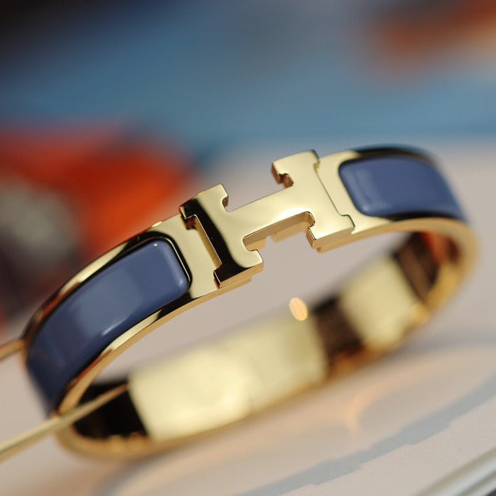 [Glow Muse]H BRACELET 12MM BLUE GRAY