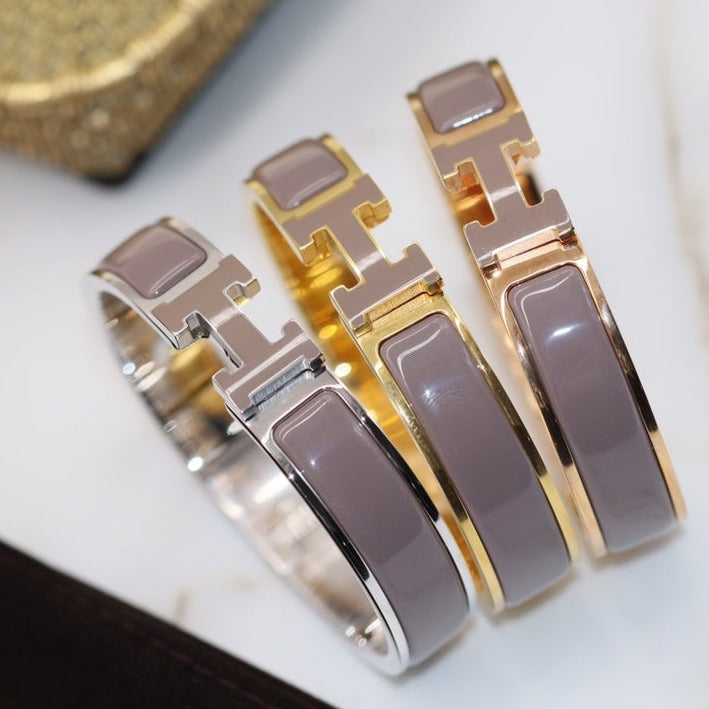 [Glow Muse]H BRACELET 12MM BROWN
