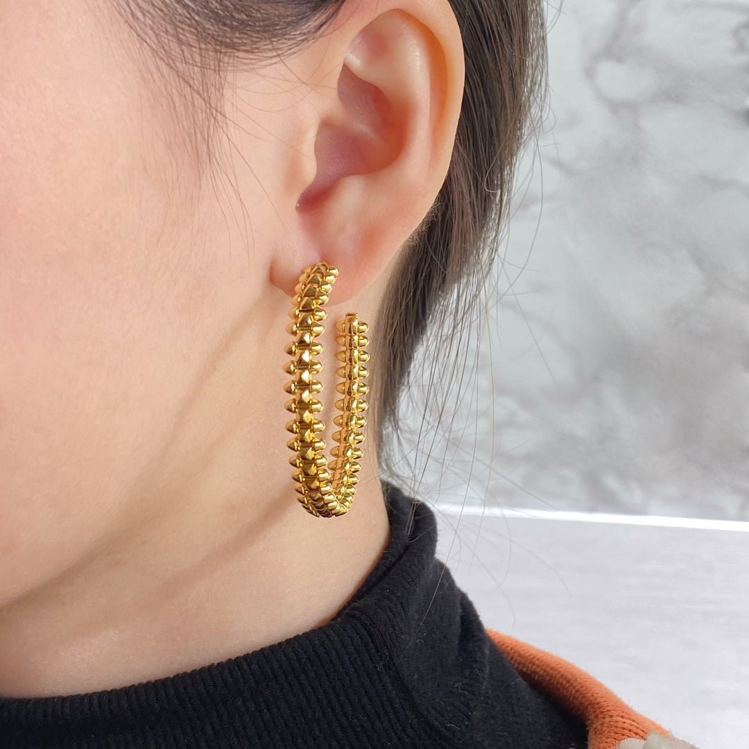 [Glow Muse]CLASH HOOP EARRINGS