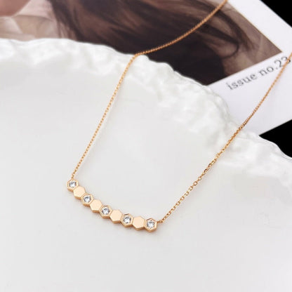 [Glow Muse]BEE MY LOVE DIAMOND NECKLACE