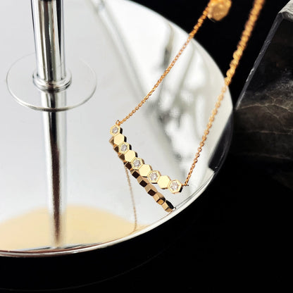 [Glow Muse]BEE MY LOVE DIAMOND NECKLACE