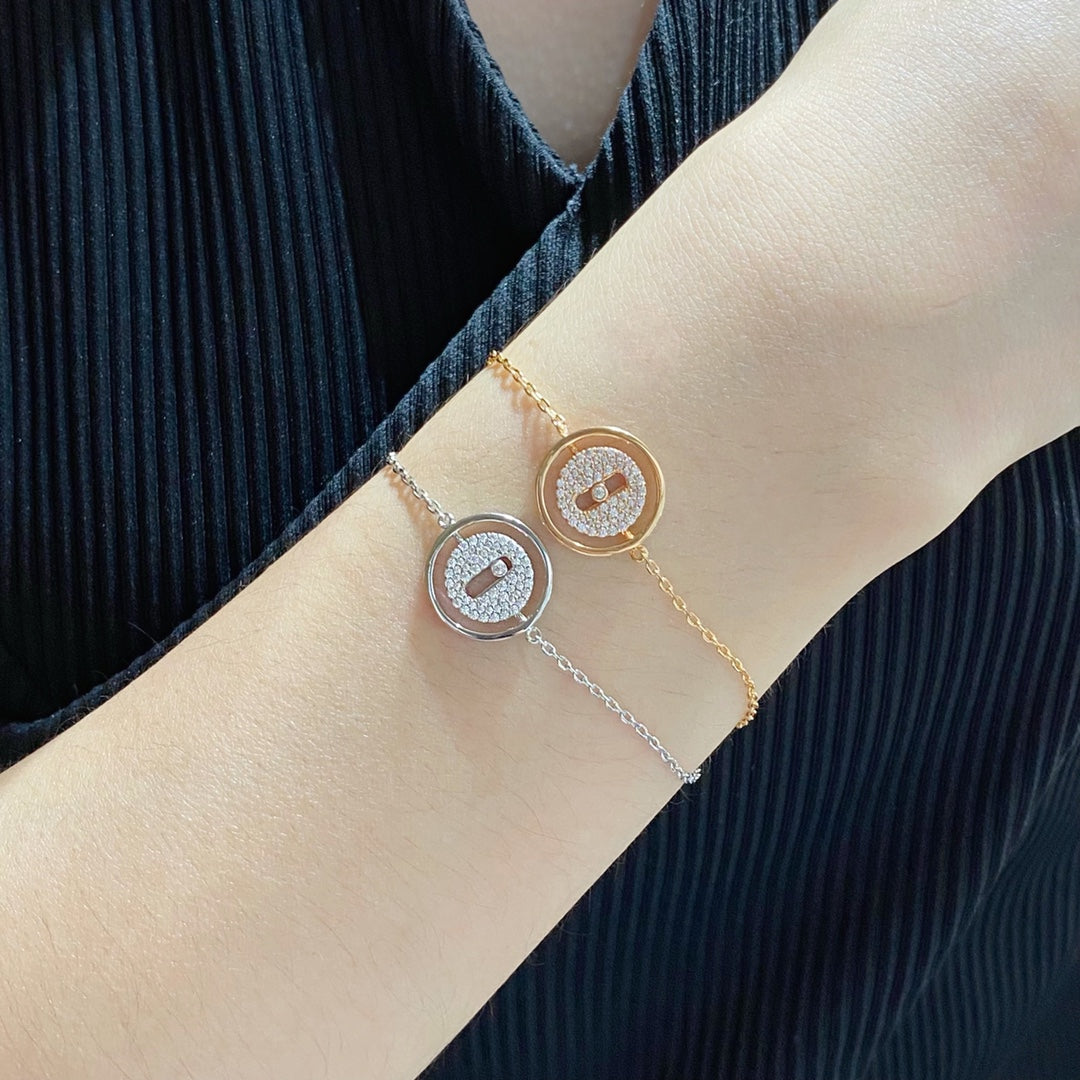 [Glow Muse]Demo MOVE DIAMOND PAVED BRACELET