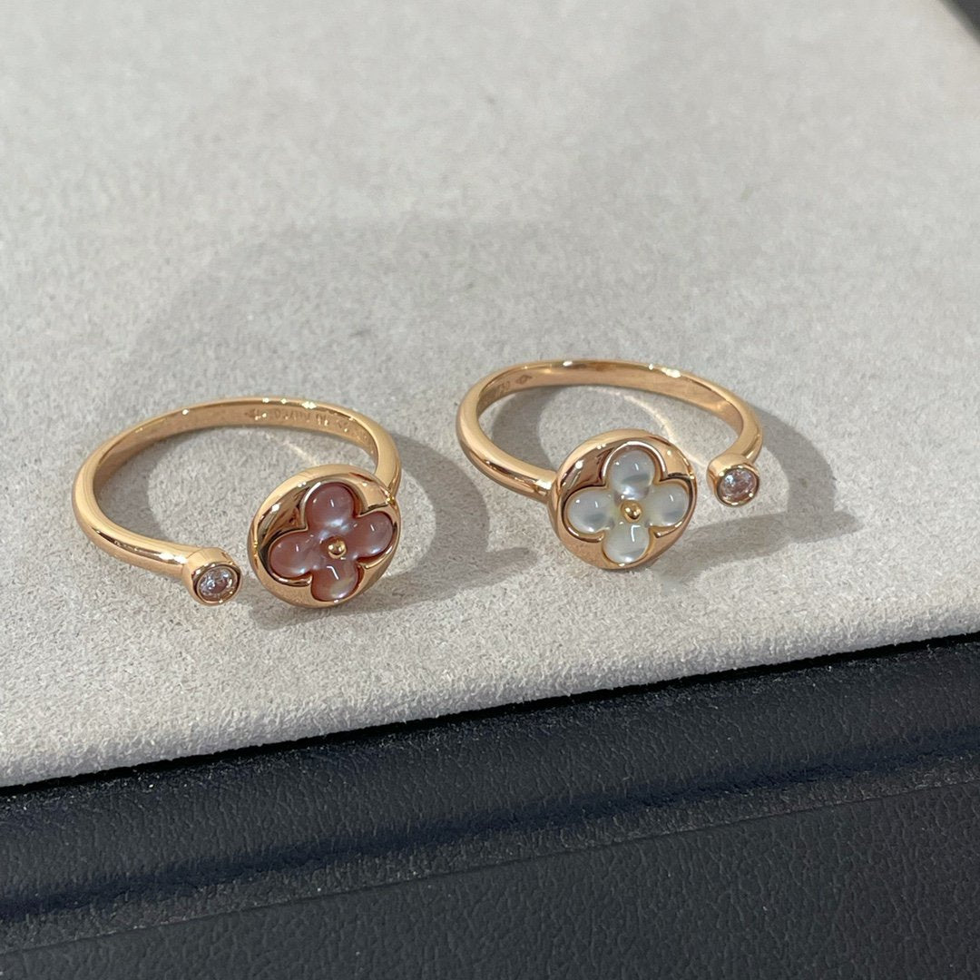[Glow Muse]SUN 1 DIAMOND PINK MOP RING