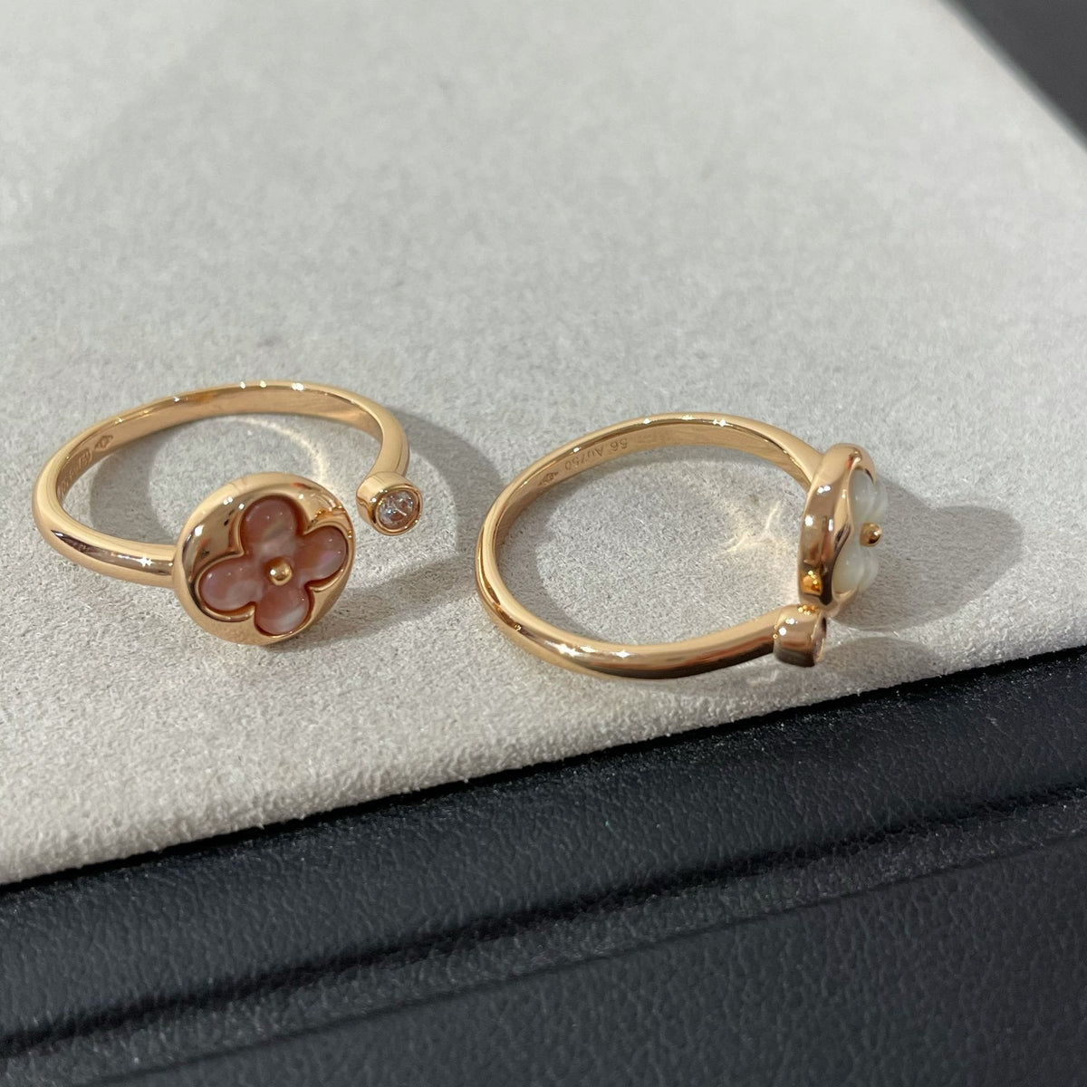 [Glow Muse]SUN 1 DIAMOND PINK MOP RING