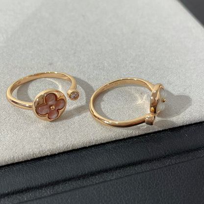 [Glow Muse]SUN 1 DIAMOND PINK MOP RING