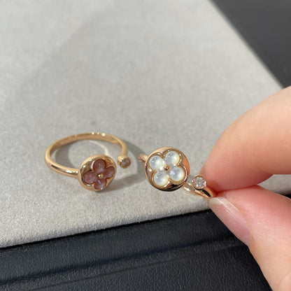 [Glow Muse]SUN 1 DIAMOND PINK MOP RING