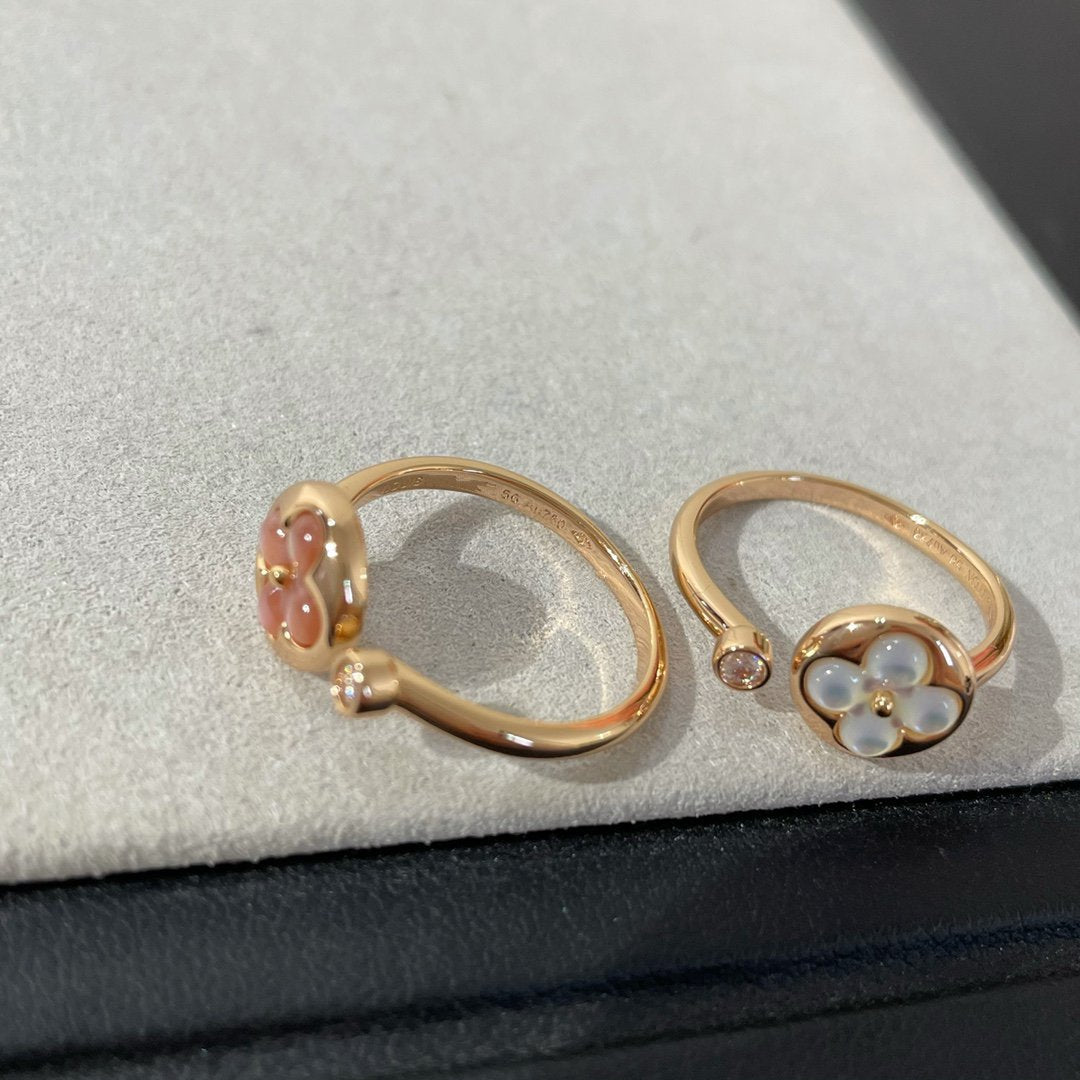 [Glow Muse]SUN 1 DIAMOND PINK MOP RING