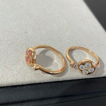 [Glow Muse]SUN 1 DIAMOND PINK MOP RING