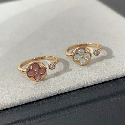 [Glow Muse]SUN 1 DIAMOND PINK MOP RING