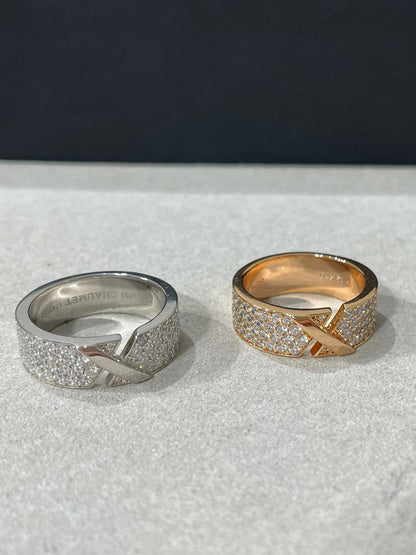 [Glow Muse]LIENS EVIDENCE  DIAMOND PAVED RING