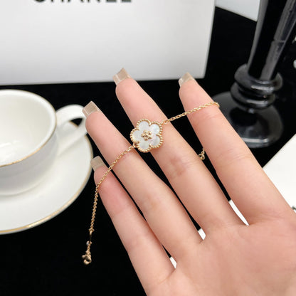[Glow Muse]LUCKY SPRING ROSE GOLD MOP BRACELET