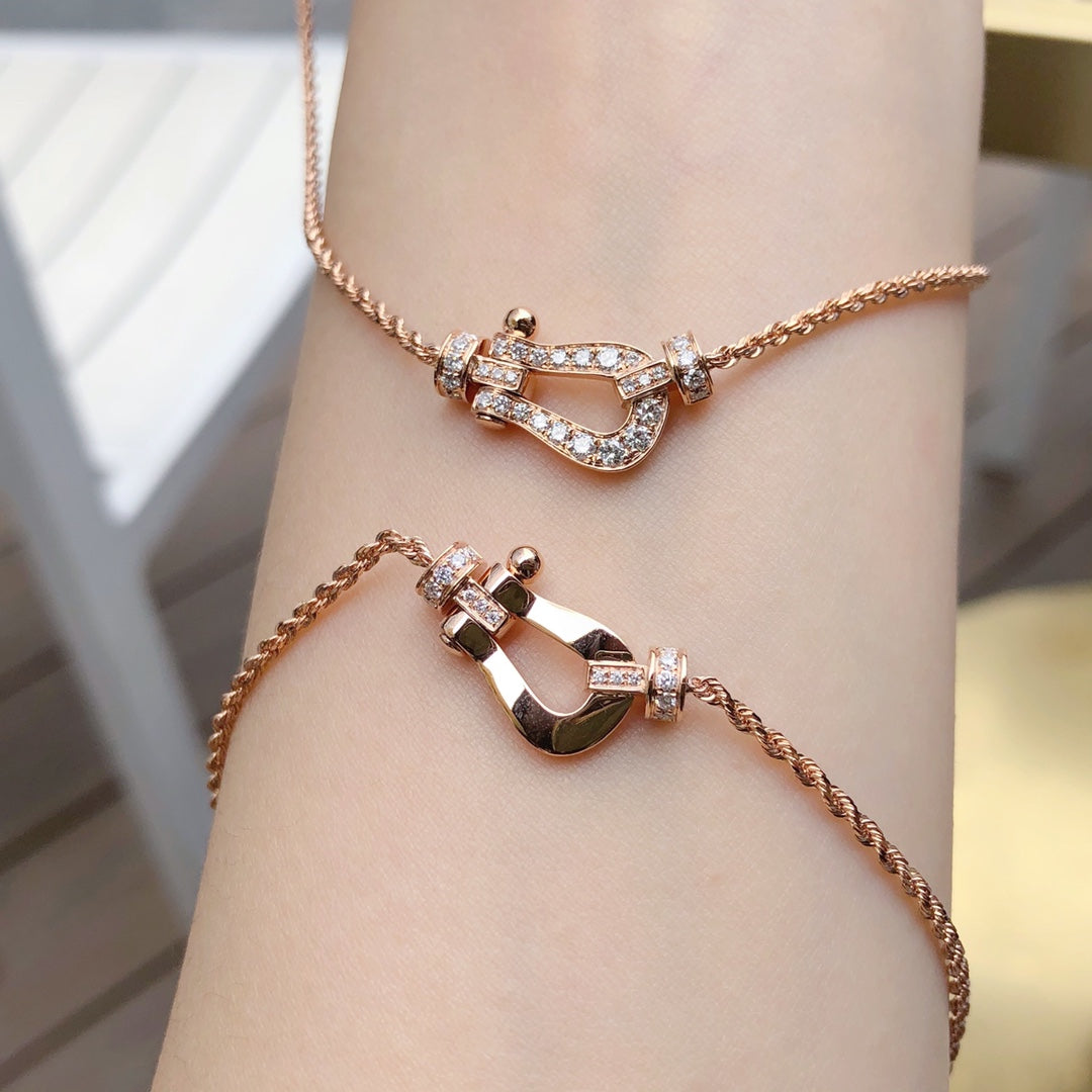[Glow Muse]FORCE 10 PINK GOLD DIAMOND NECKLACE