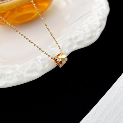 [Glow Muse]BEE MINI PEDANT DIAMOND NECKLACE