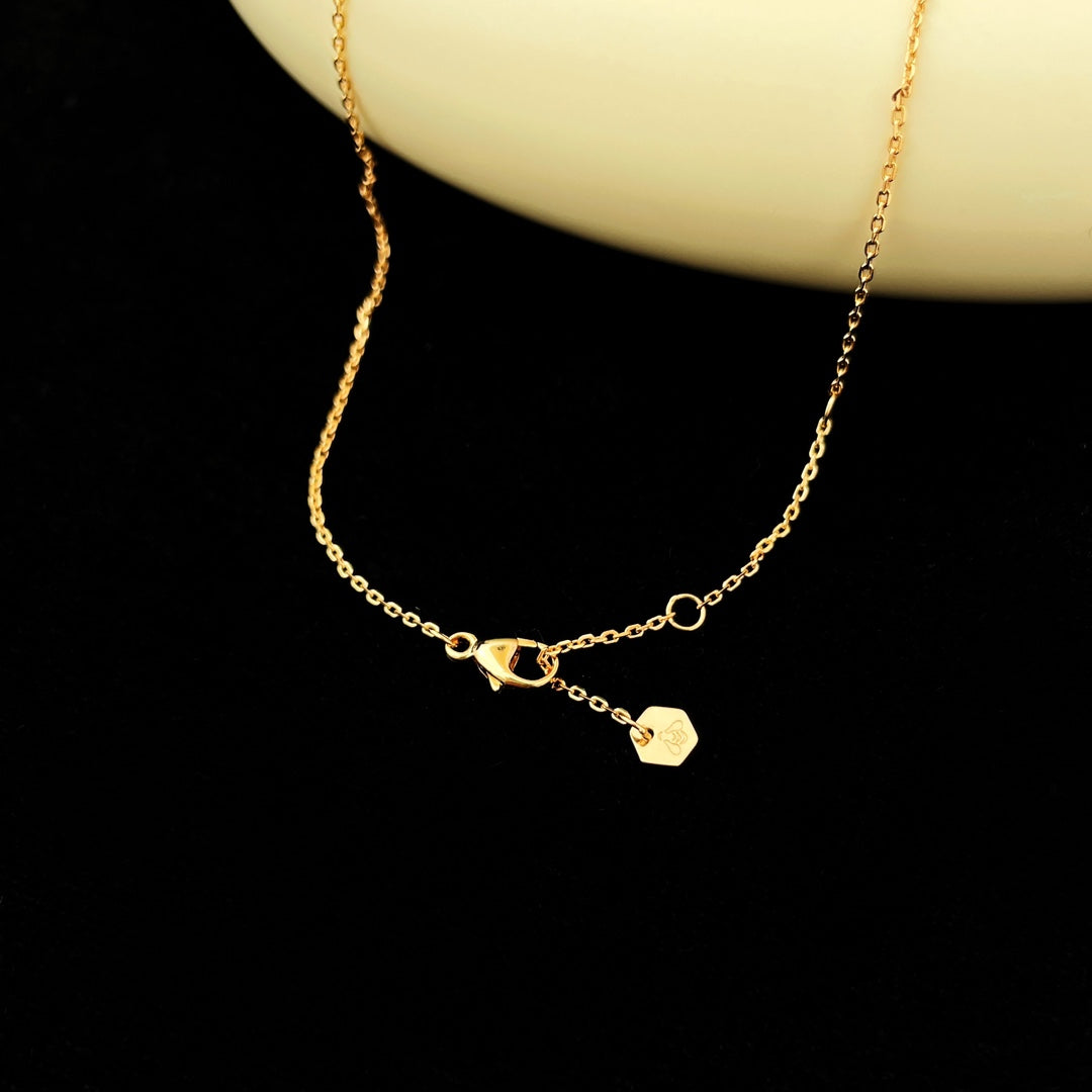 [Glow Muse]BEE MINI PEDANT DIAMOND NECKLACE