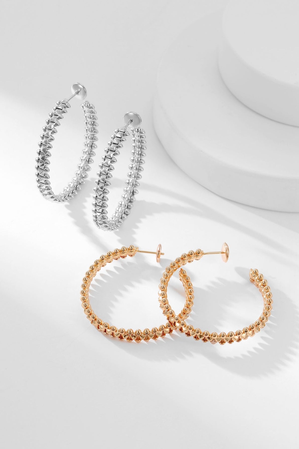 [Glow Muse]CLASH HOOP EARRINGS