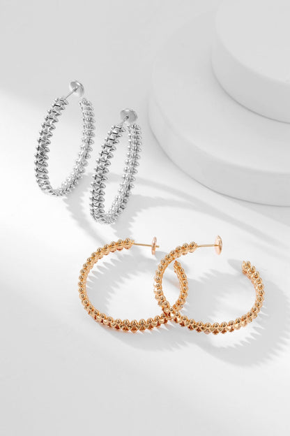 [Glow Muse]CLASH HOOP EARRINGS