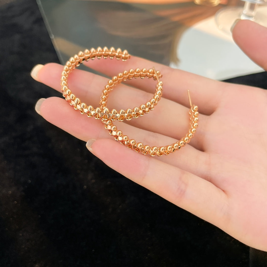 [Glow Muse]CLASH HOOP EARRINGS