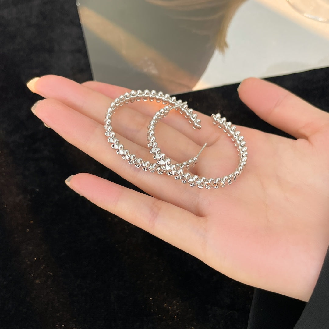 [Glow Muse]CLASH HOOP EARRINGS