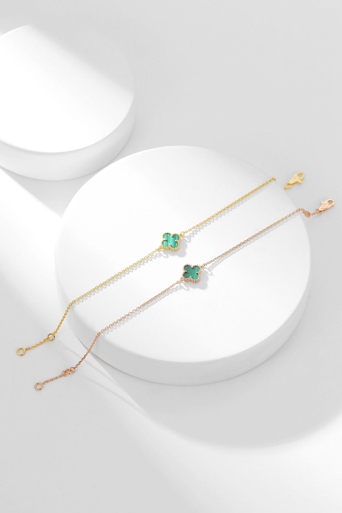 [Glow Muse]CLOVER BRACELET MALACHITE 1 MOTIF
