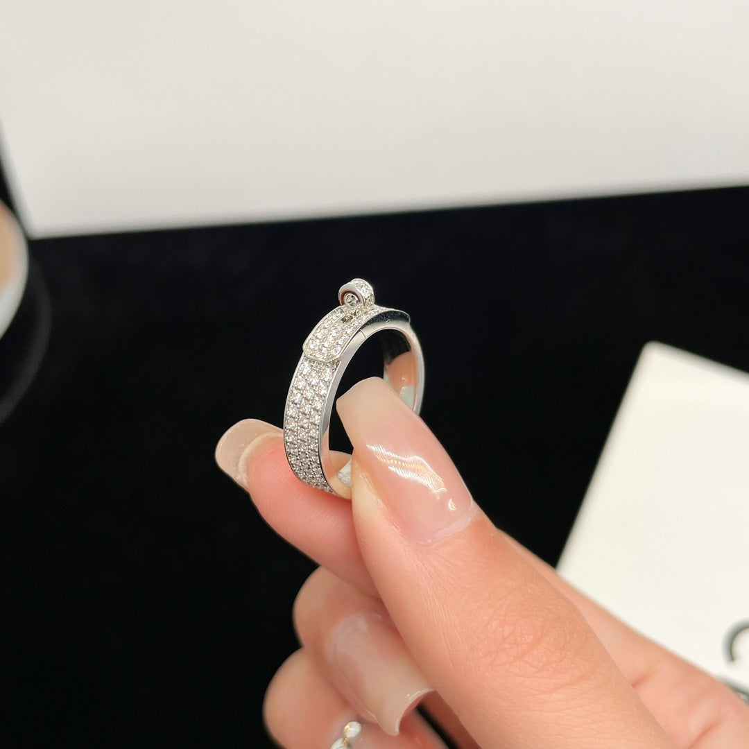 [Glow Muse]KELLY SILVER DIAMOND RING