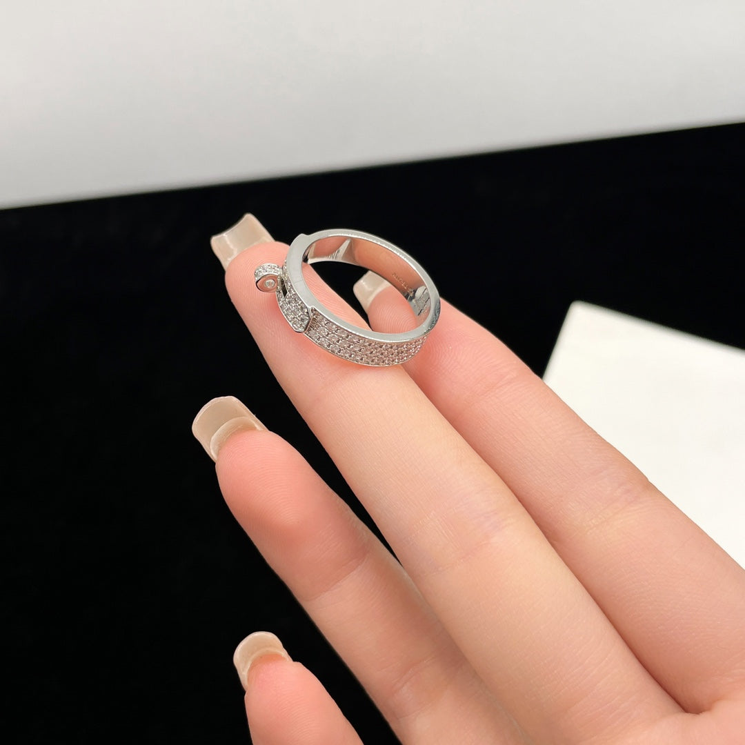 [Glow Muse]KELLY SILVER DIAMOND RING