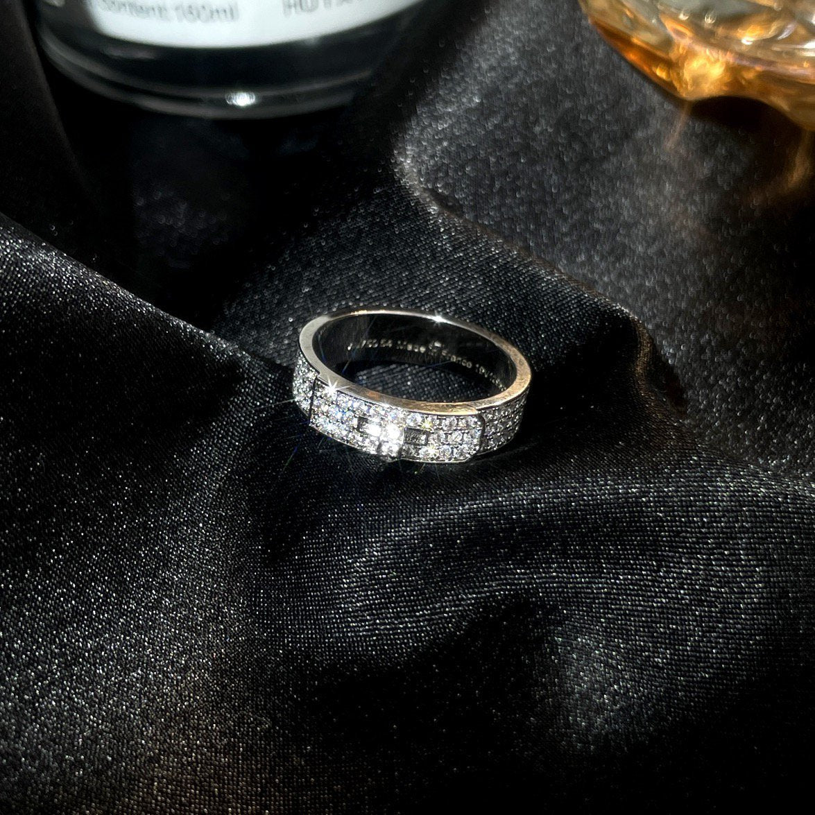 [Glow Muse]KELLY SILVER DIAMOND RING