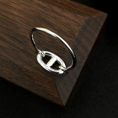 [Glow Muse]RONDE SMALL SILVER DIAMOND RING