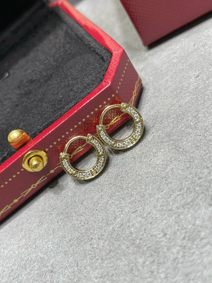[Glow Muse]LOVE DIAMOND EARRINGS
