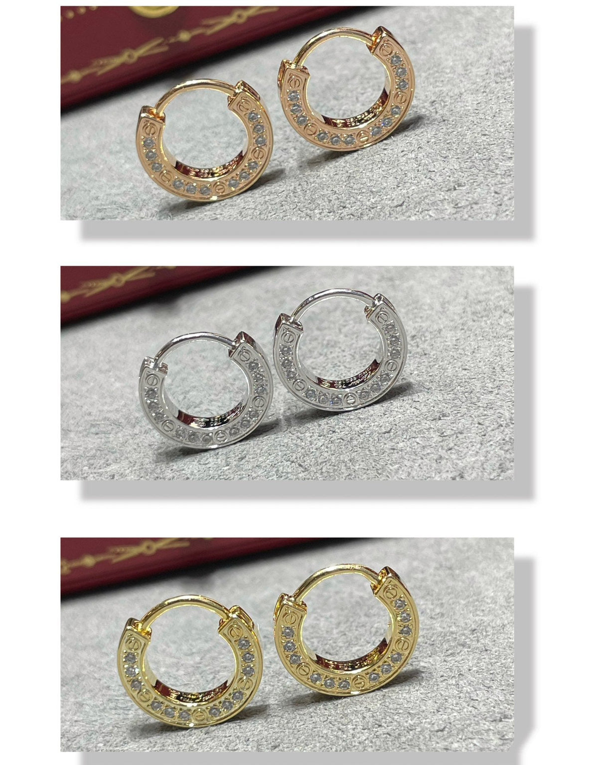 [Glow Muse]LOVE DIAMOND EARRINGS