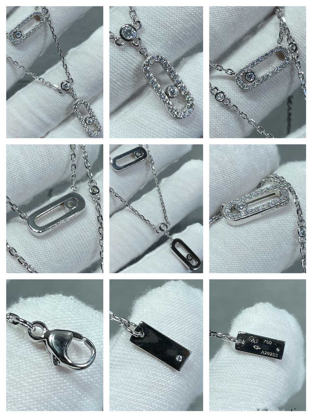 [Glow Muse]MOVE 2 ROW DIAMOND NECKLACE