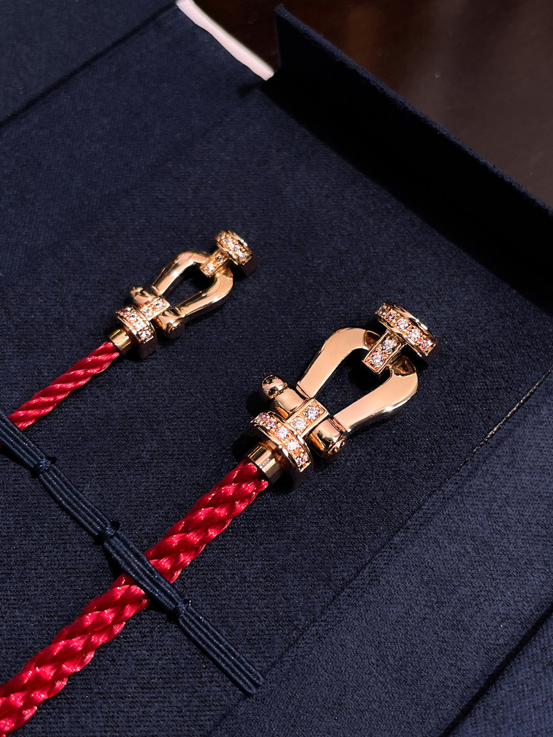 [Glow Muse]FORCE 10 HALF DIAMOND PINK GOLD RED CORDERI LARGE AND MEDIUM MODEL