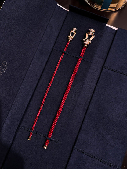 [Glow Muse]FORCE 10 HALF DIAMOND PINK GOLD RED CORDERI LARGE AND MEDIUM MODEL