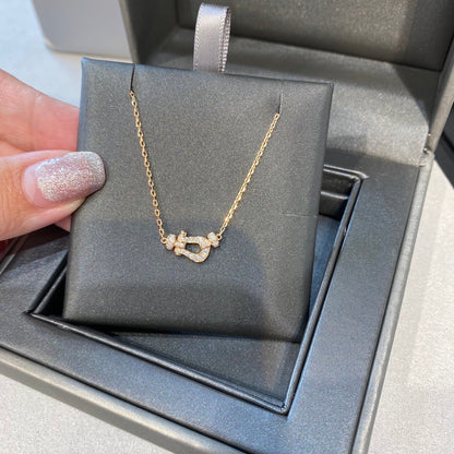 [Glow Muse]FORCE 10 DIAMOND PINK GOLD NECKLACE MINI MODEL