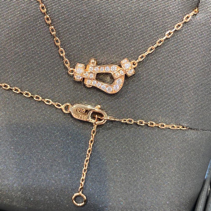 [Glow Muse]FORCE 10 DIAMOND PINK GOLD NECKLACE MINI MODEL